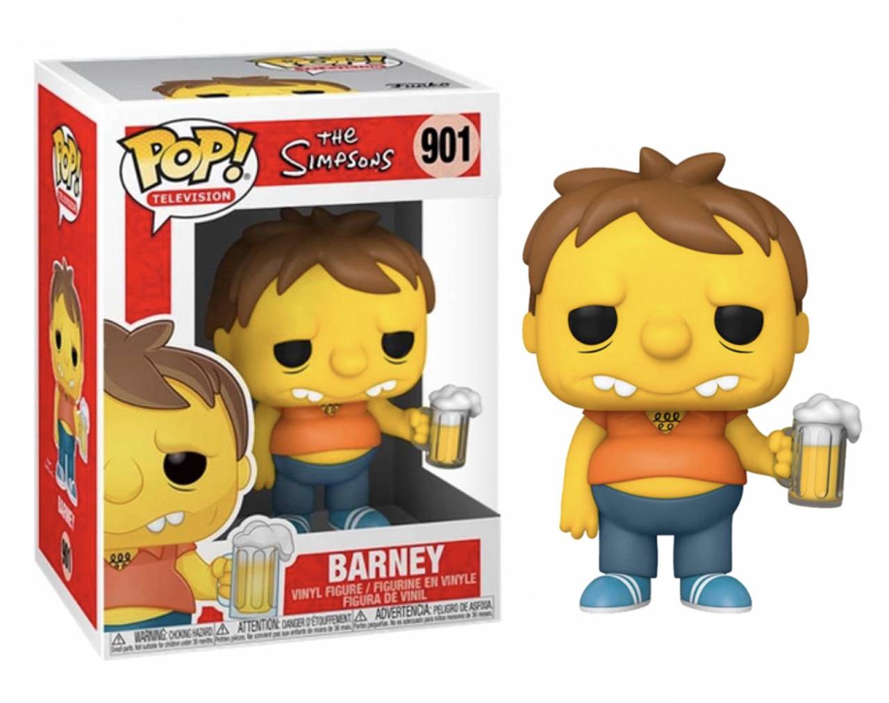 Barney Gumble with Beer - The Simpsons Pop! Vinyl