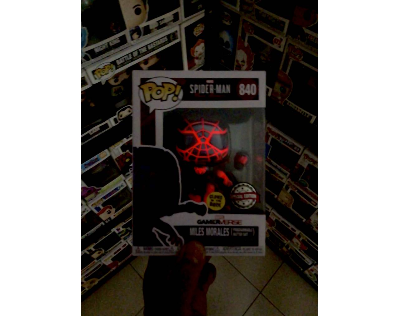 Miles Morales (Programmable Matter Suit) GITD Pop! Vinyl