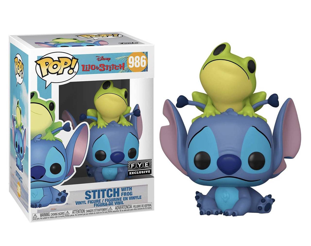 Stitch with Frog Pop! Vinyl