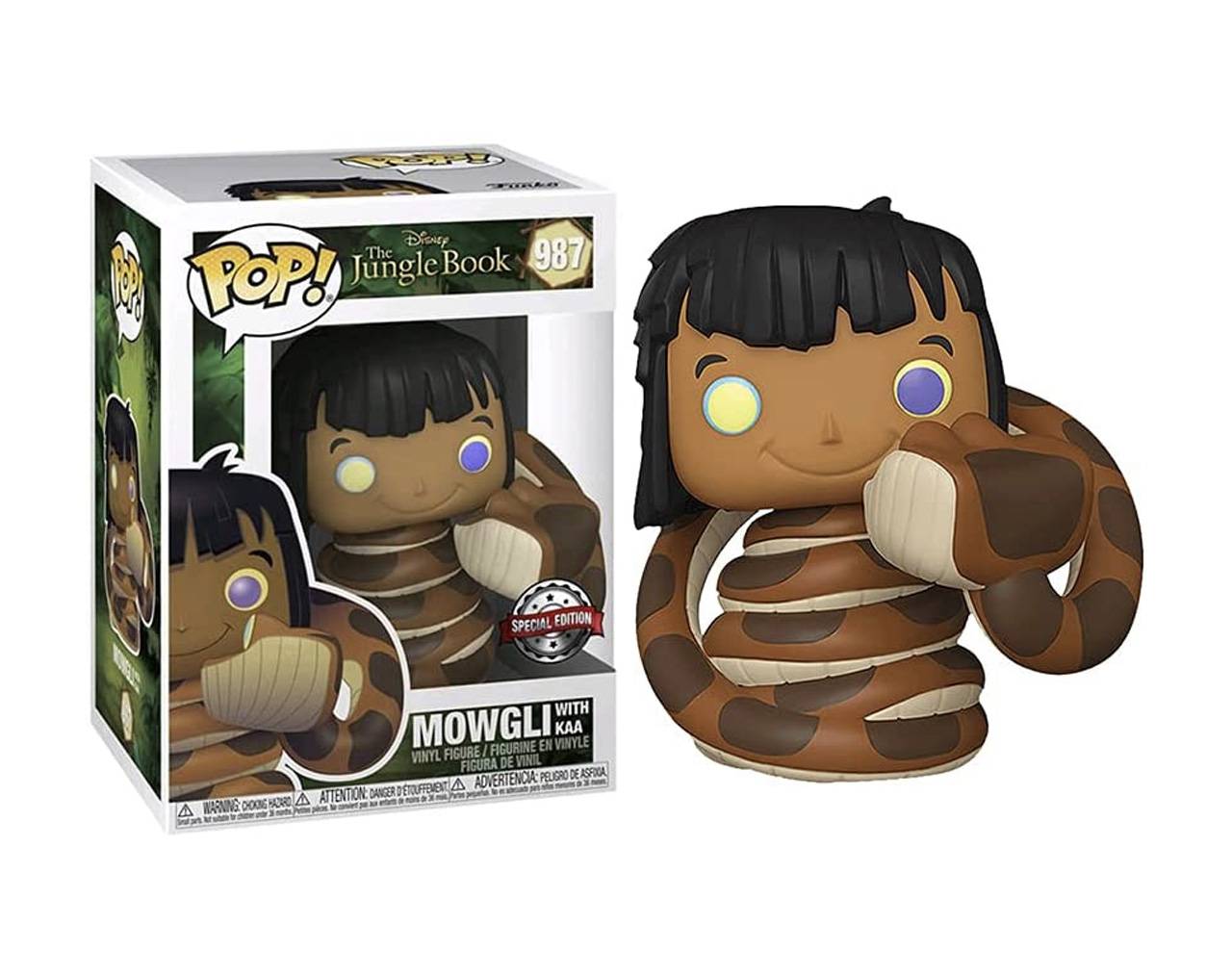 Mowgli with Kaa Pop! Vinyl