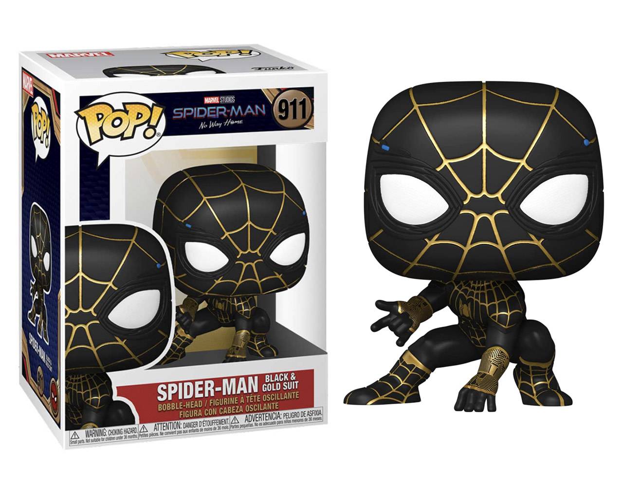 Spider-Man (Black & Gold Suit) Pop! Vinyl