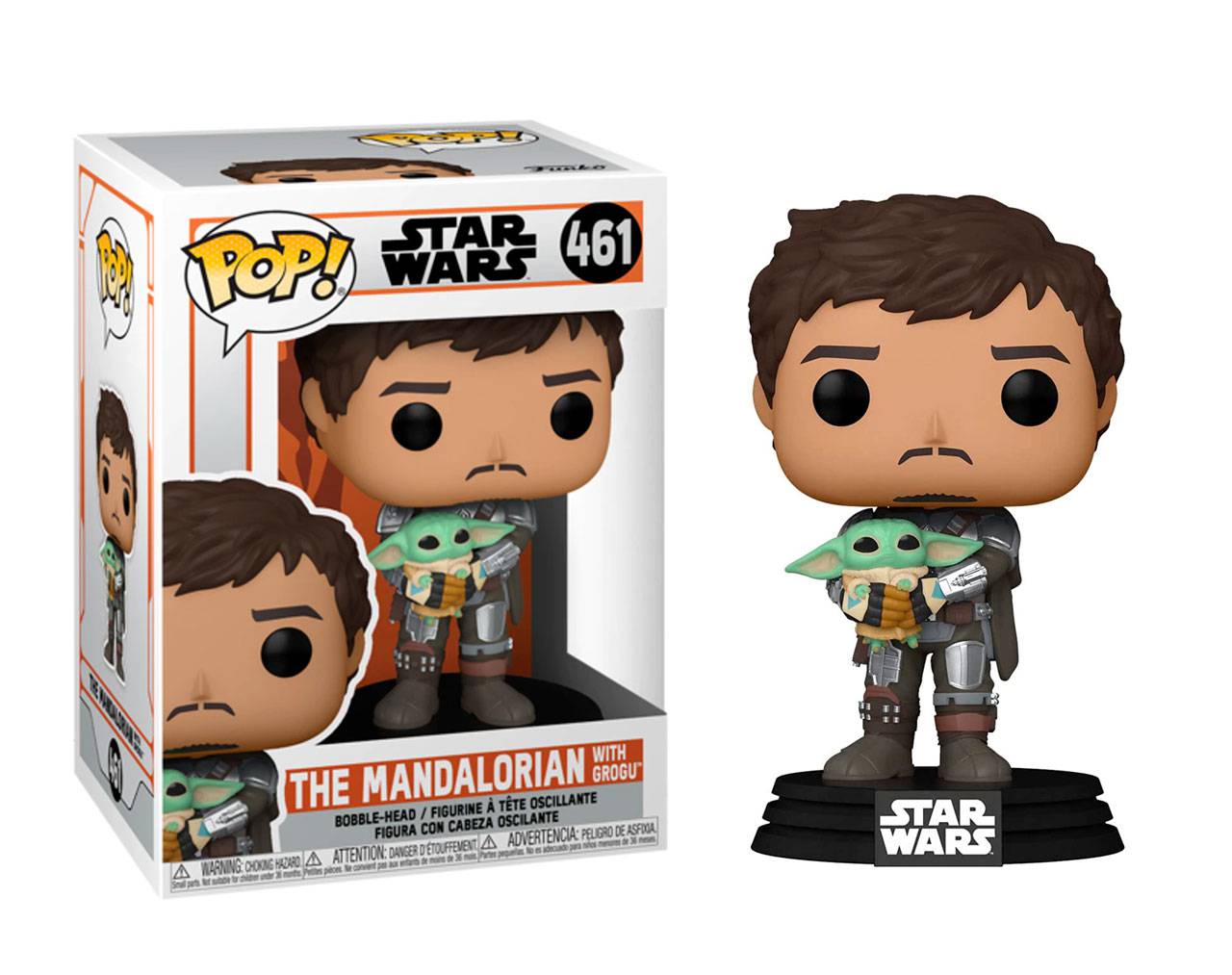 The Mandalorian with Grogu Pop! Vinyl