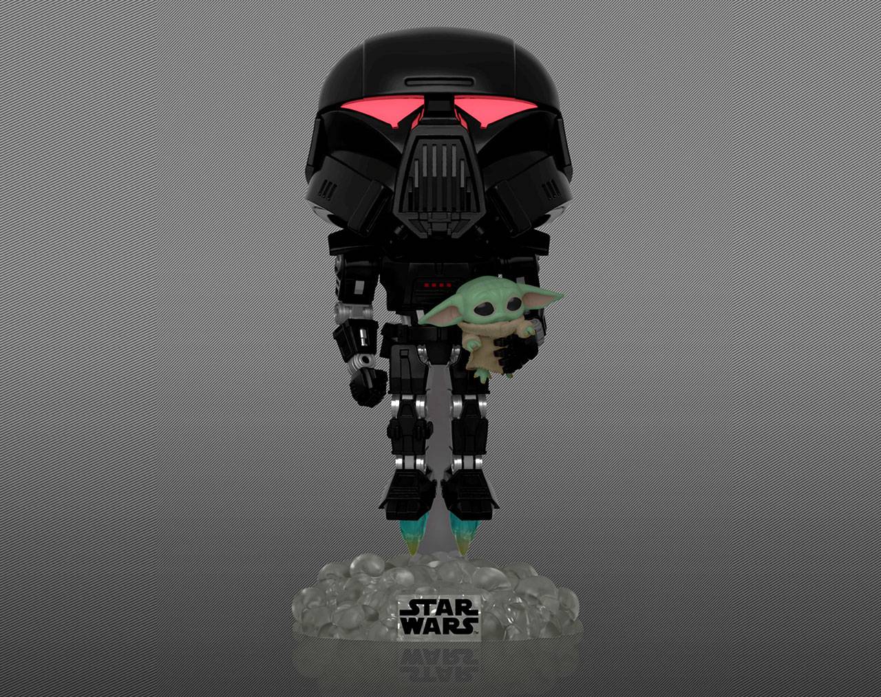 Dark Trooper with Grogu (GITD) Pop! Vinyl