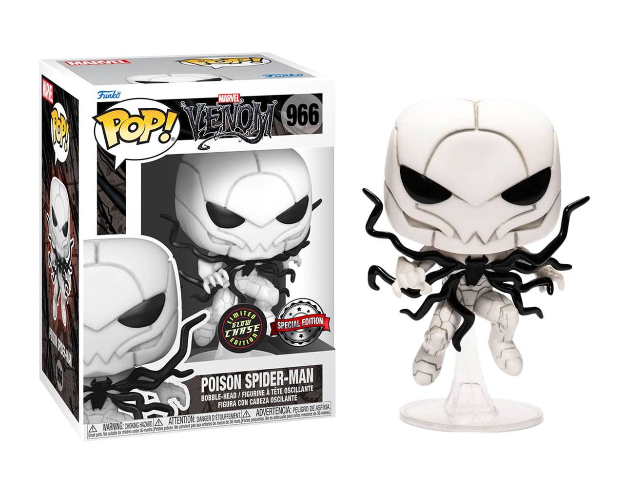 Poison Spider-Man (CHASE GLOW EDITION) Pop! Vinyl