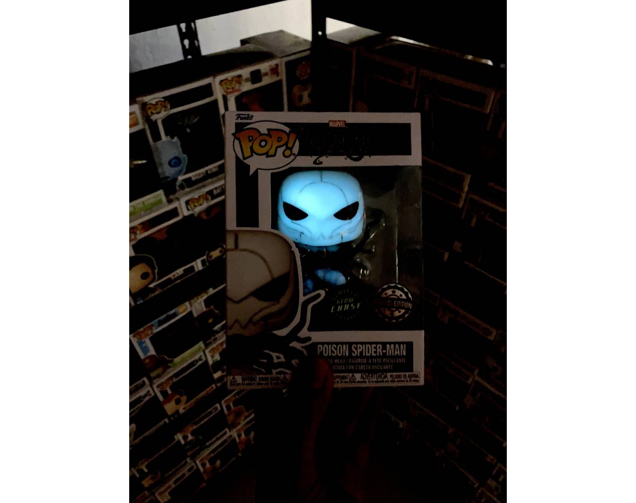 Poison Spider-Man (CHASE GLOW EDITION) Pop! Vinyl