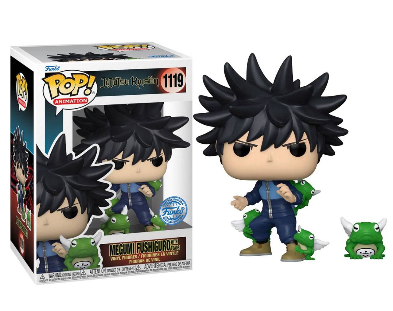 Pantiger Store Megumi Fushiguro with Toads Jujutsu Kaisën Pop! Vinyl