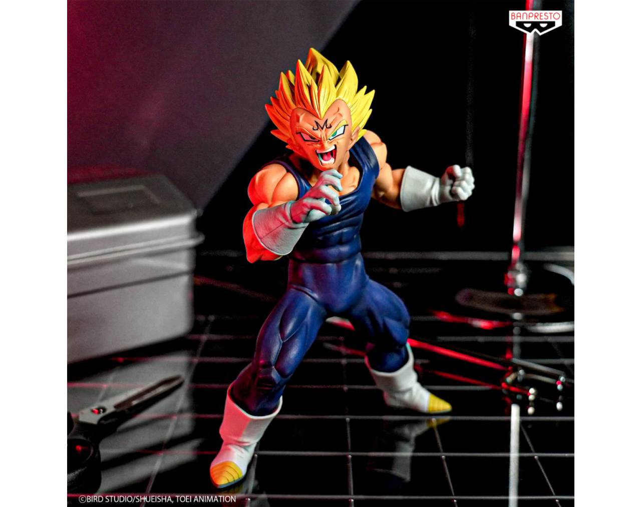 Banpresto DragonBall Z Maximatic Super Saiyan Majin Vegeta Figurine