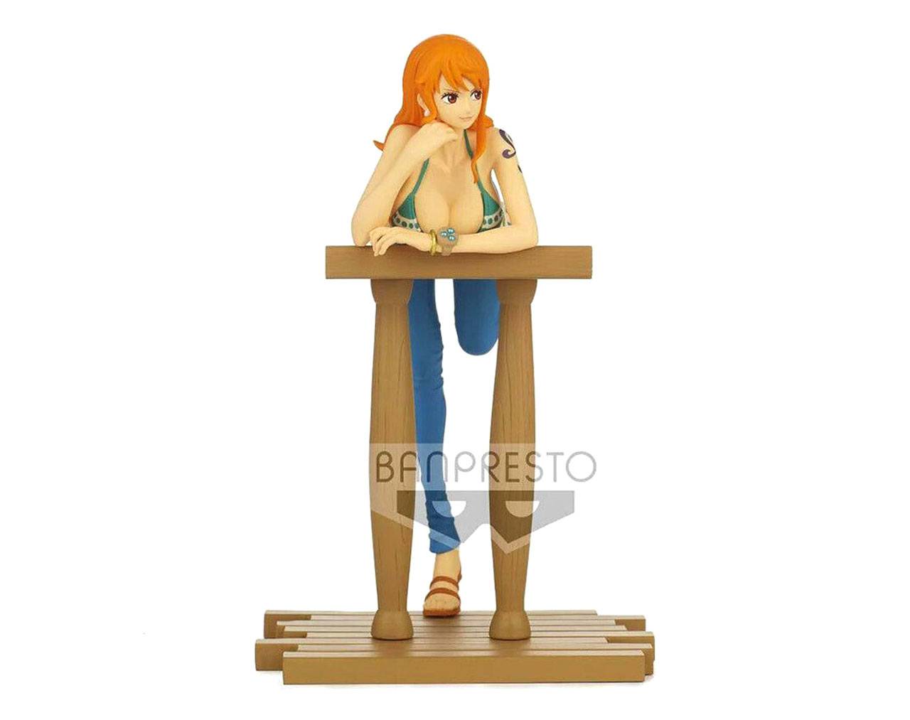 Nami Leaning - One Piece The Grandline Journey Banpresto