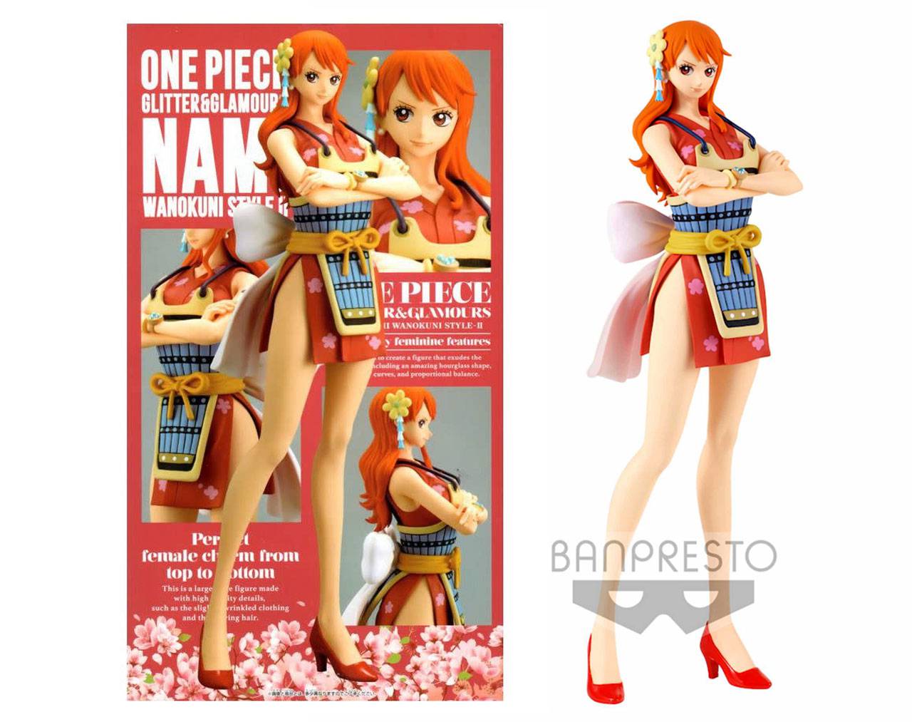 Nami (A) - One Piece Glitter and Glamours Wanokuni Style II Banpresto