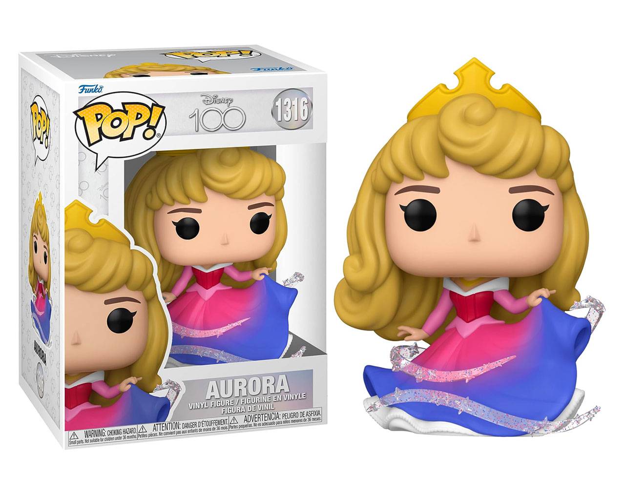Aurora in Color Changing Dress (Magic and Transformation) - Disney 100 Years of Wonder Pop! Vinyl