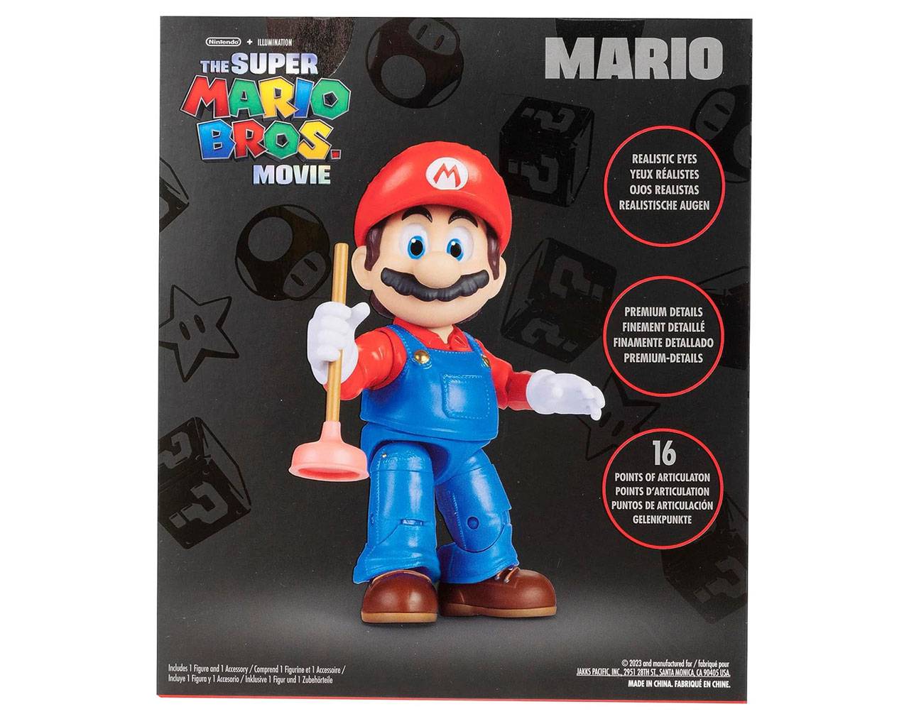 Mario - Jakks Pacific Super Mario Bros. Movie Action Figure