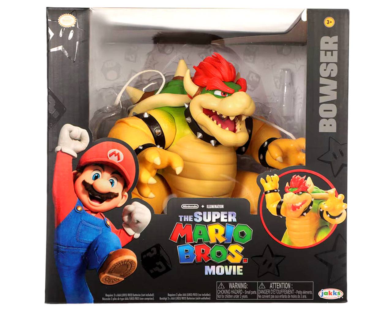 Bowser  - Jakks Pacific Super Mario Bros. Movie Action Figure