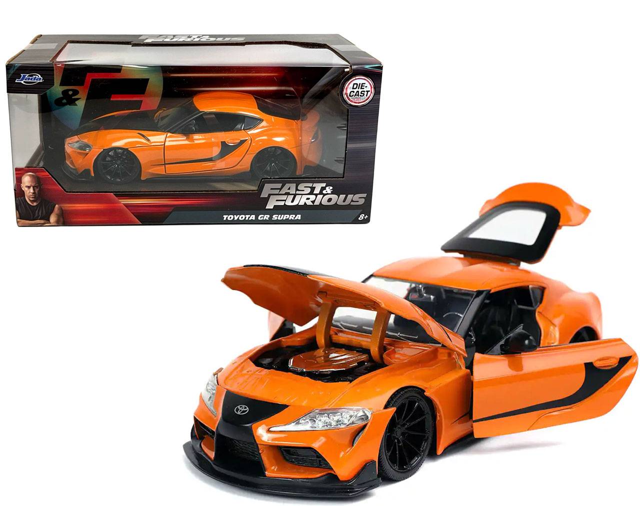 Toyota GR Supra Escala 1:24 - Fast and Furious - Die-Cast Jada Toys