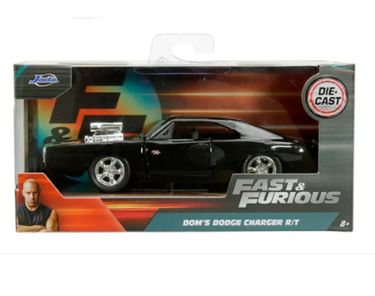 Dom's Dodge Charger RT Escala 1:32 - Fast and Furious - Die-Cast Jada Toys