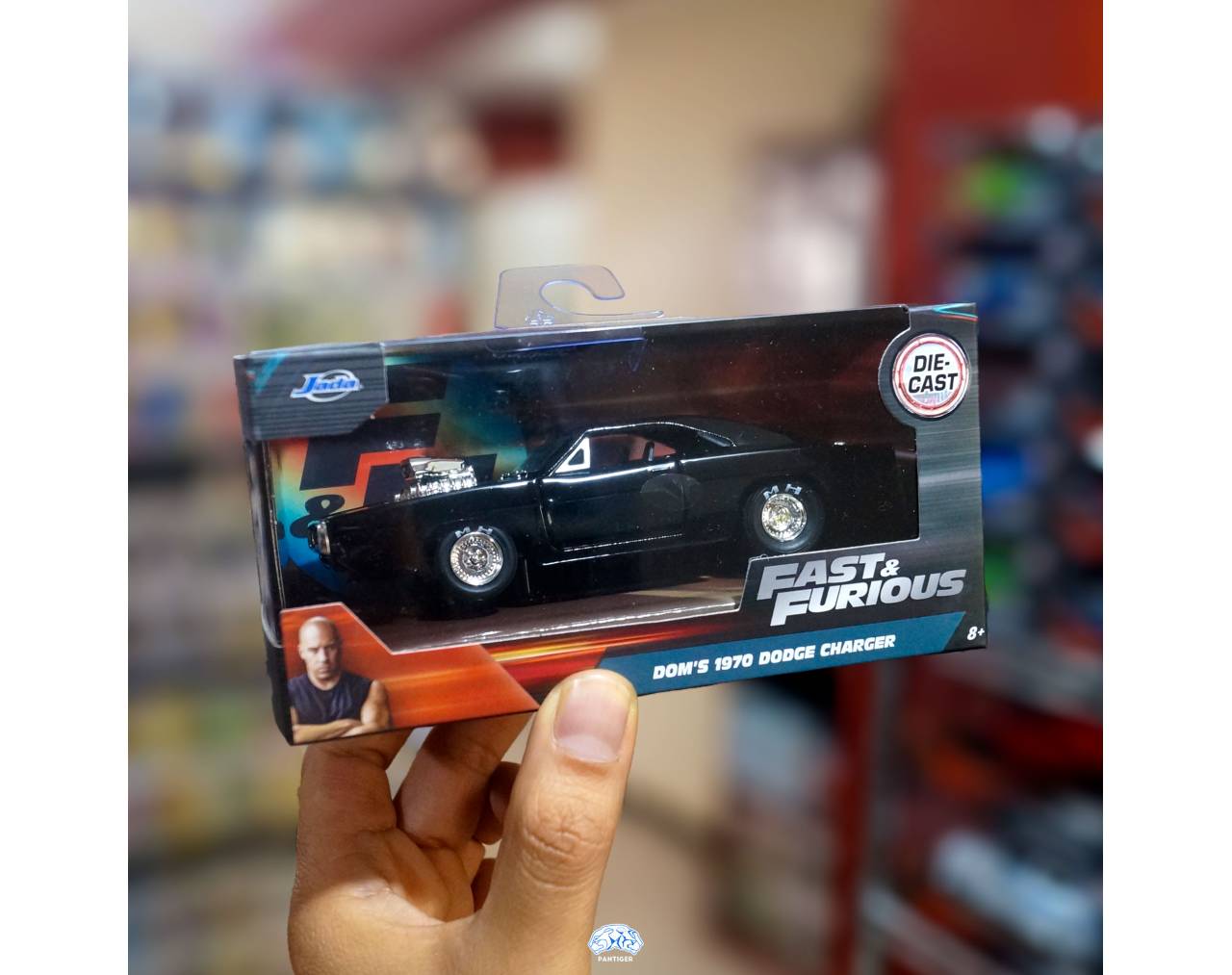 Dom's 1970 Dodge Charger (Brilloso) 1:32 - Fast and Furious - Die-Cast Jada Toys