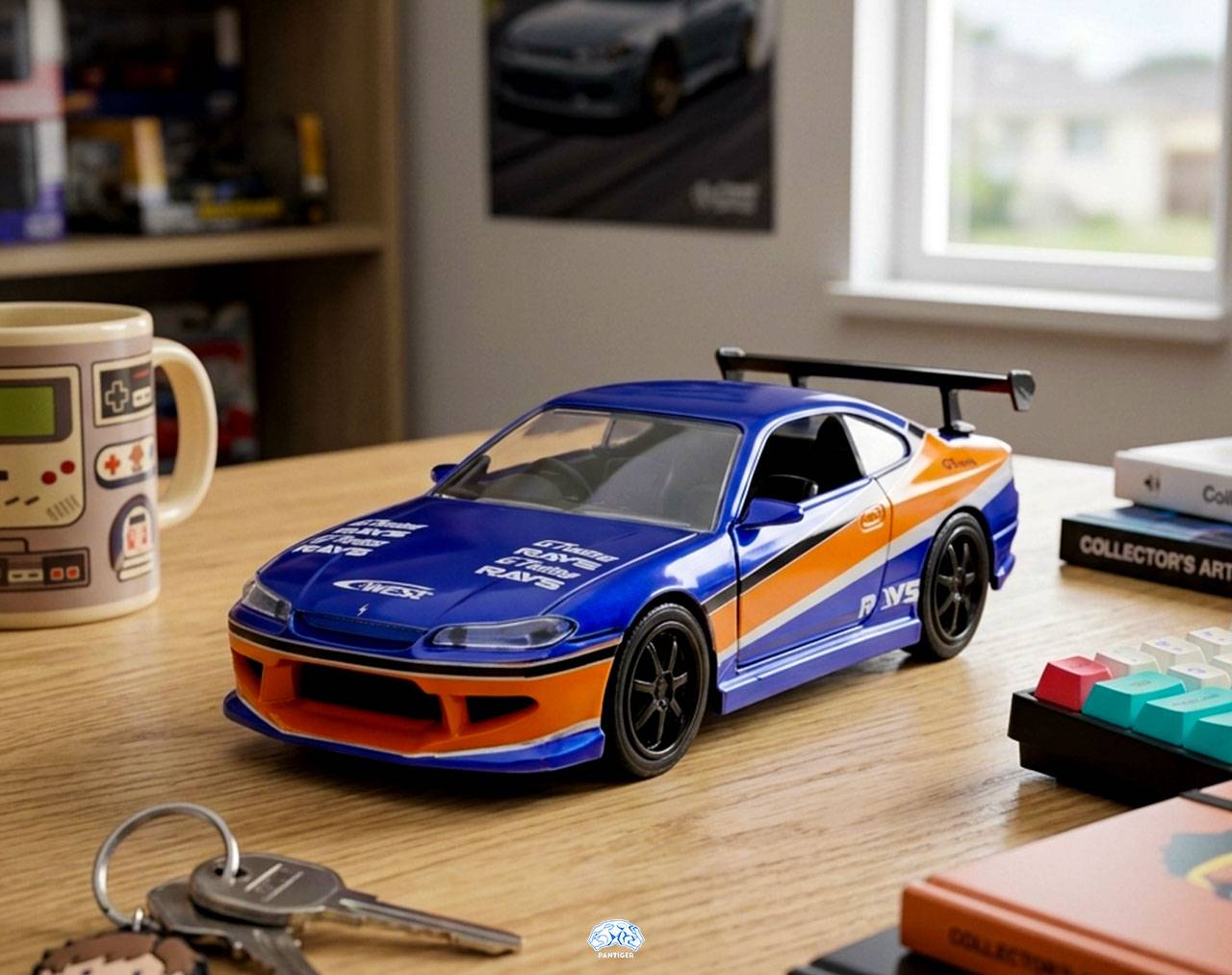 2001 Nissan Silvia (Mona Lisa) S15 1:32 - Fast and Furious Tokyo Drift - Die-Cast Jada Toys
