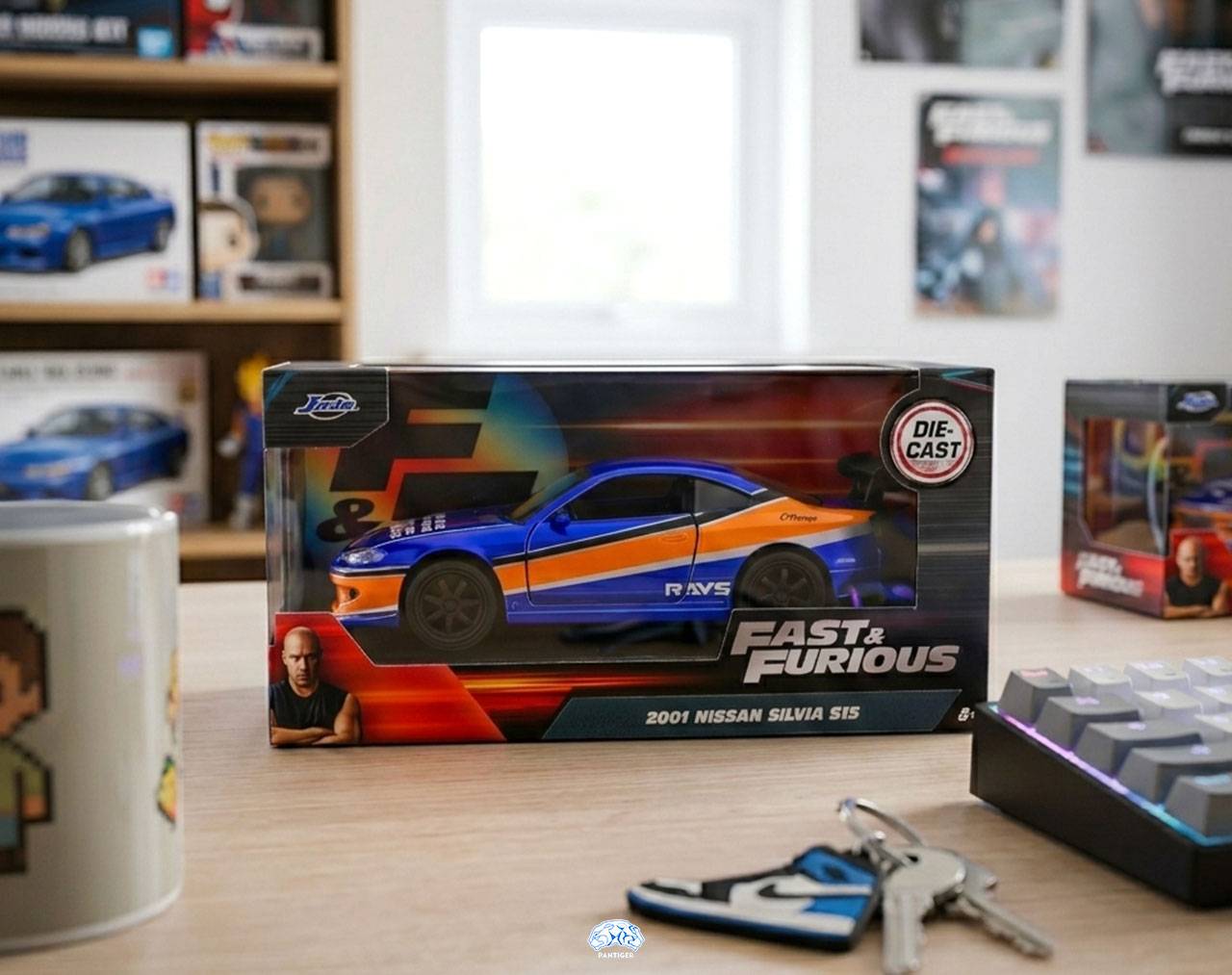 2001 Nissan Silvia (Mona Lisa) S15 1:32 - Fast and Furious: Tokyo Drift - Die-Cast Jada Toys