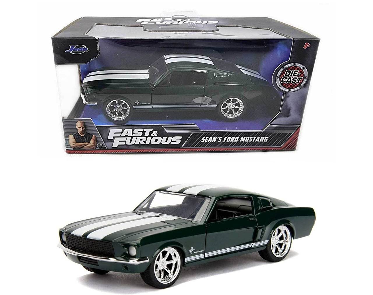 Sean Boswell's Ford Mustang de  (Escala 1:32) - Fast and Furious: Tokyo Drift - Die-Cast Jada Toys