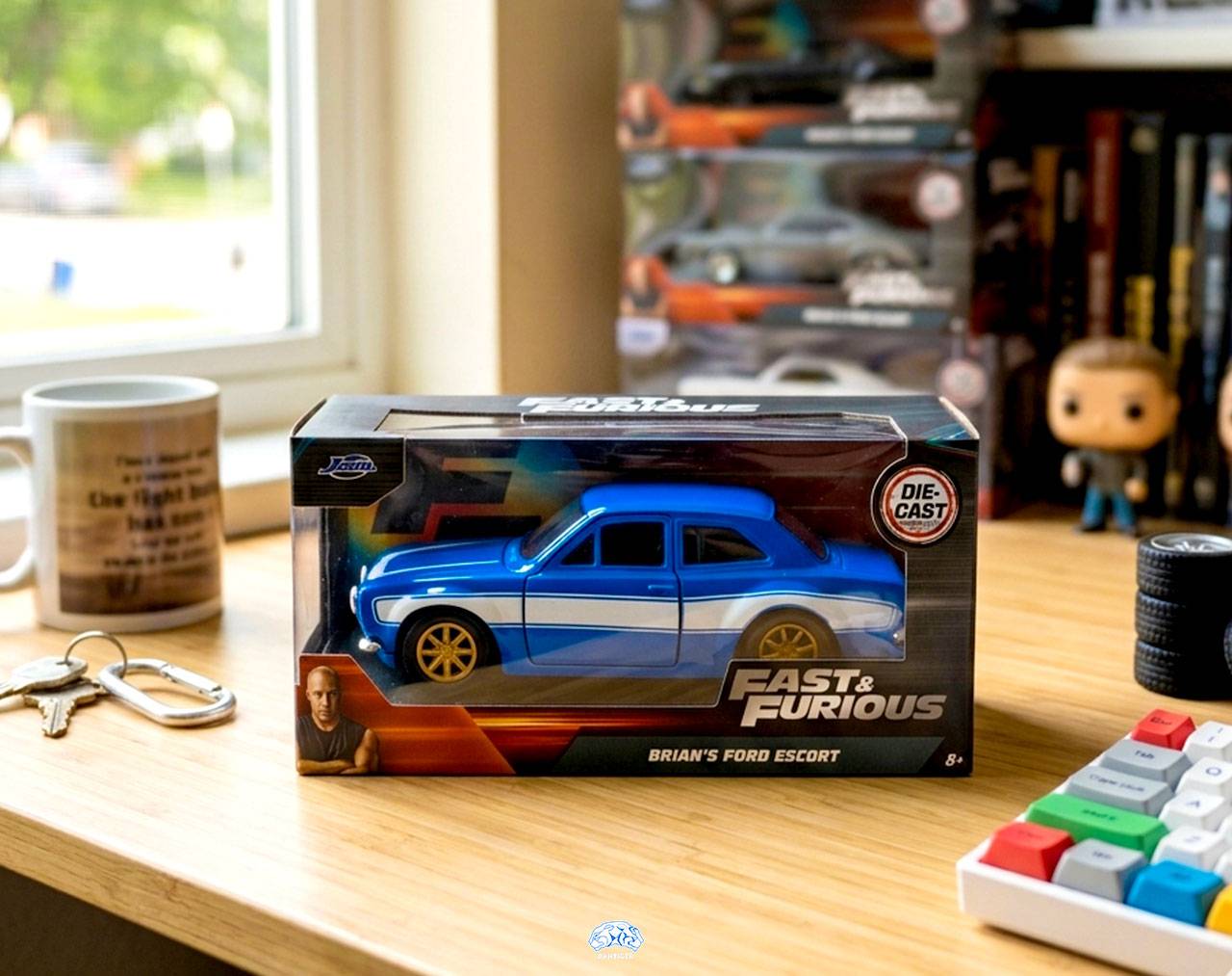 Brian's Ford Escort Escala 1:32 - Fast and Furious 6 - Die-Cast Jada Toys