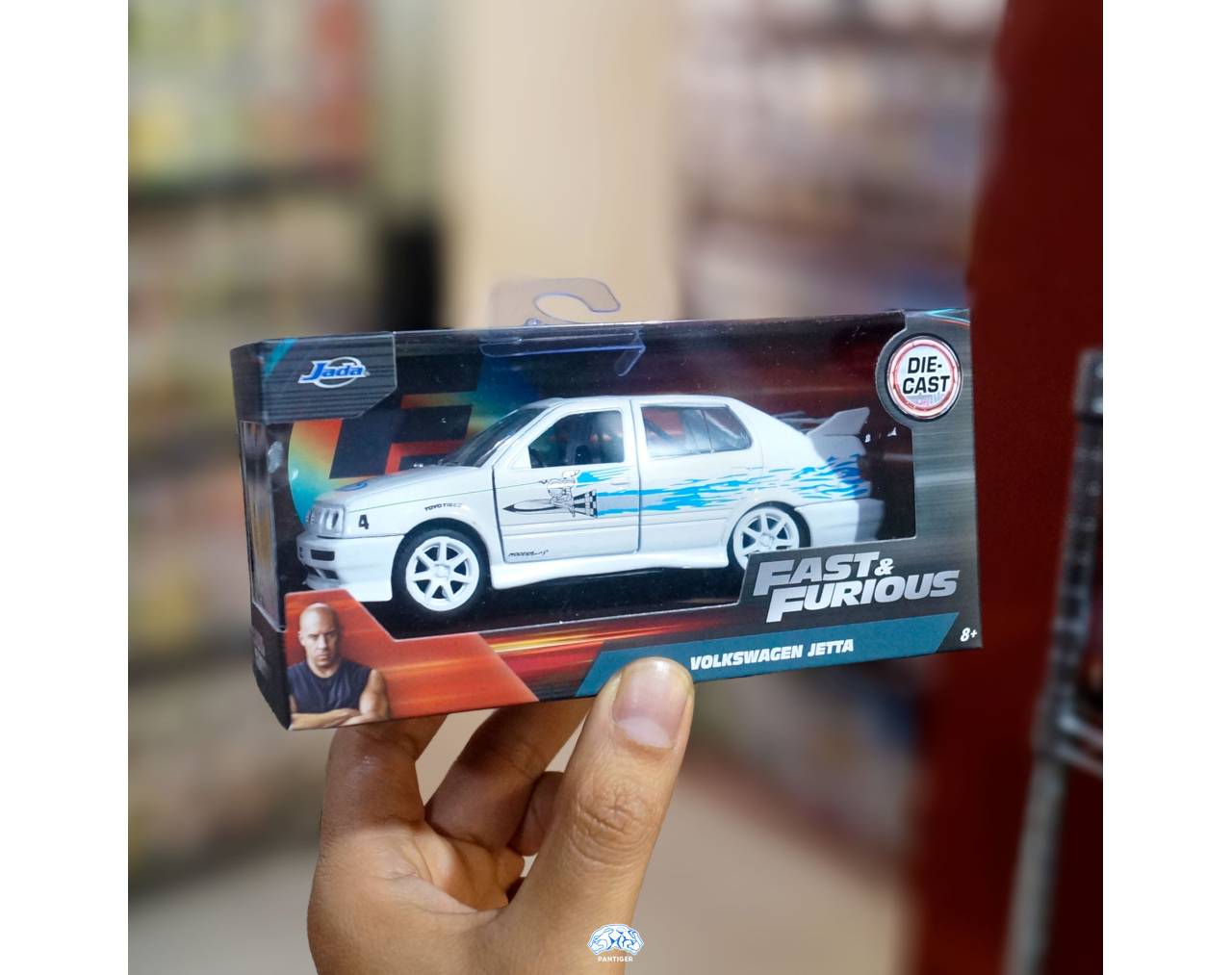 Volkswagen Jetta A3 (MK3) Escala 1:32 - Fast and Furious - Die-Cast Jada Toys