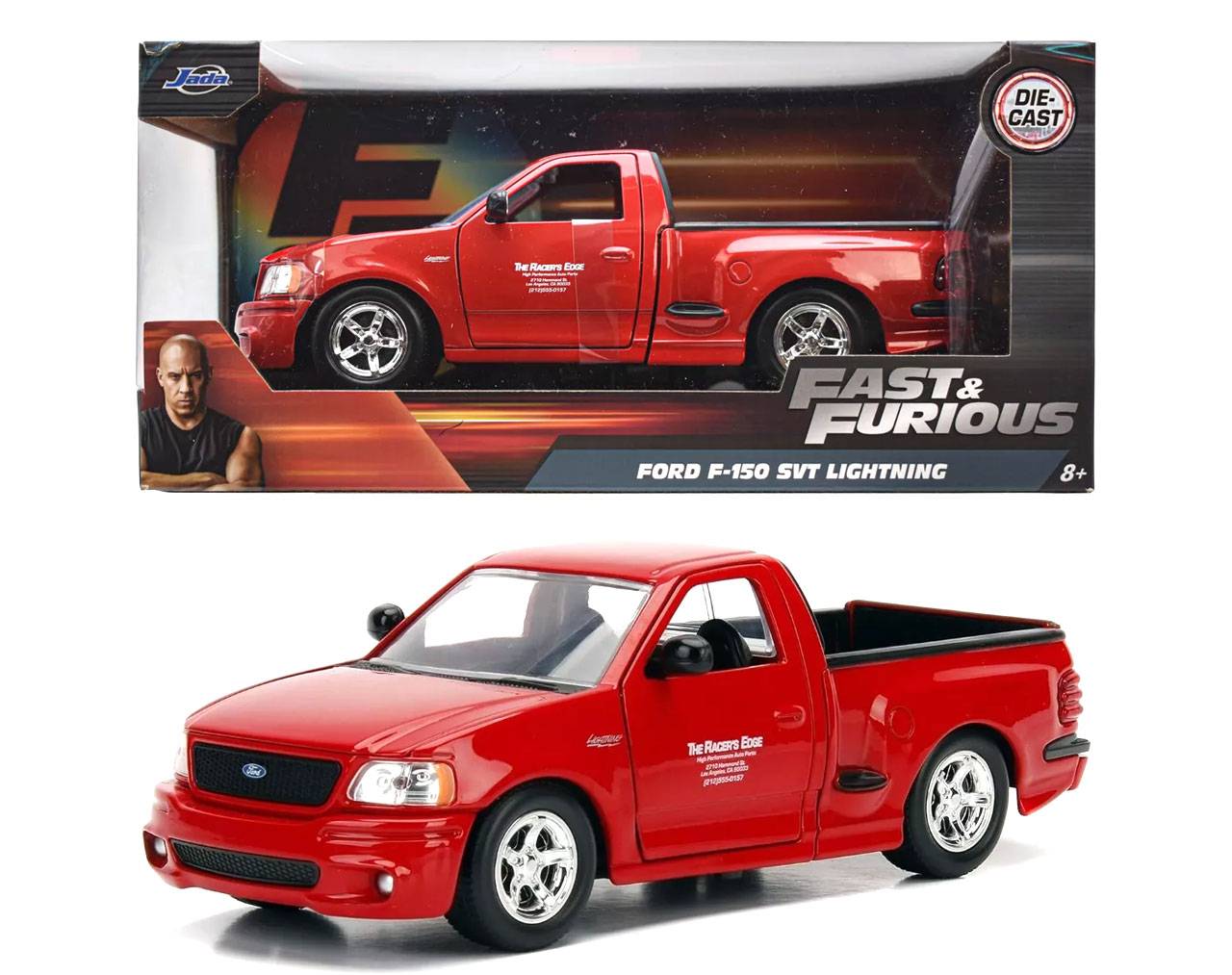 Ford F-150 SVT Lighting Escala 1:32 - Fast and Furious - Die-Cast Jada Toys