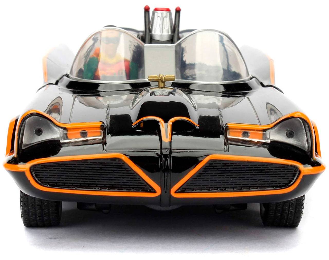 Batman & Batmobile Classic TV Series 1966 1:24 - Batman & Robin - Die Cast Jada Toys