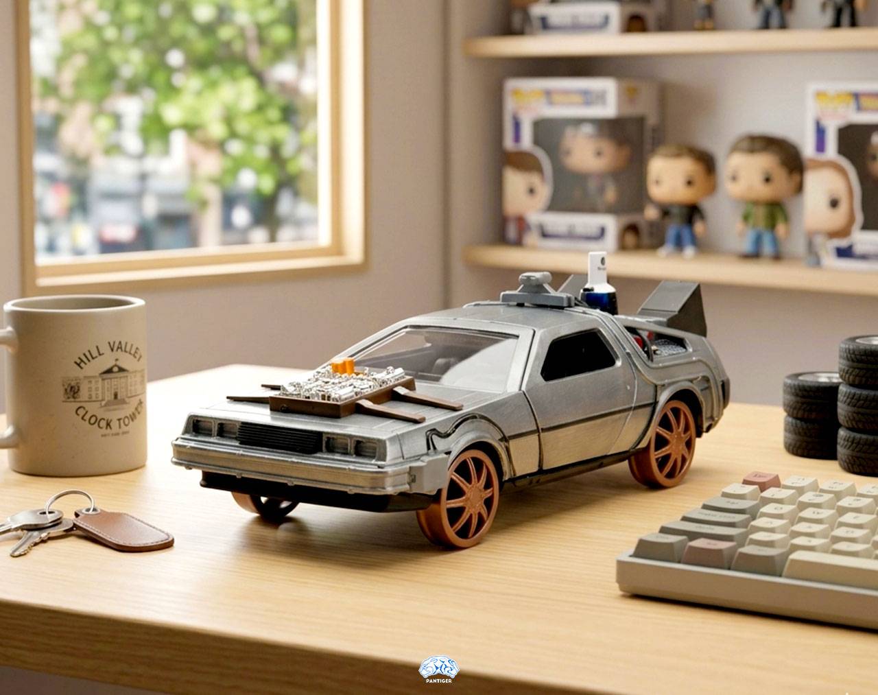 DeLorean Time Machine 1:32 - Back to the Future III - Die Cast Jada Toys