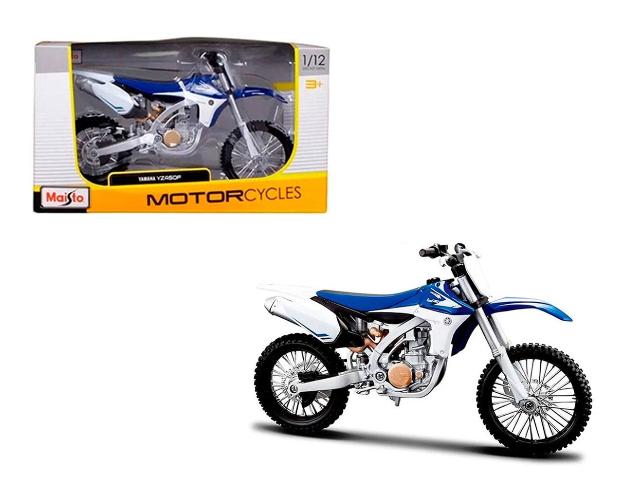 motocicleta de coleccion Yamaha YZ450F - Maisto Motorcycles
