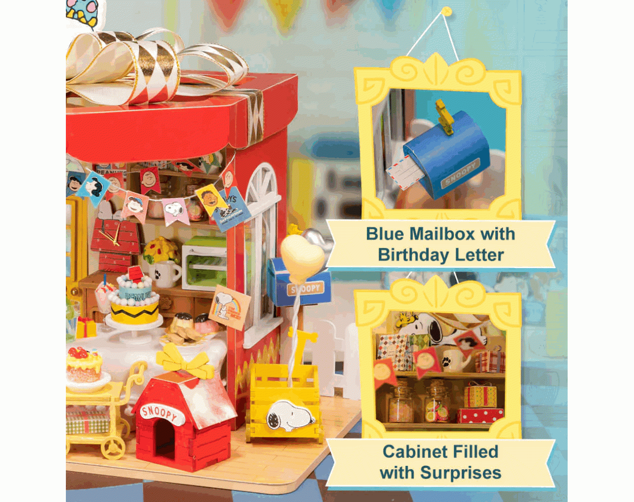 Peanuts Snoopy Birthday Party (Set de constricción) - Peanuts Puremind