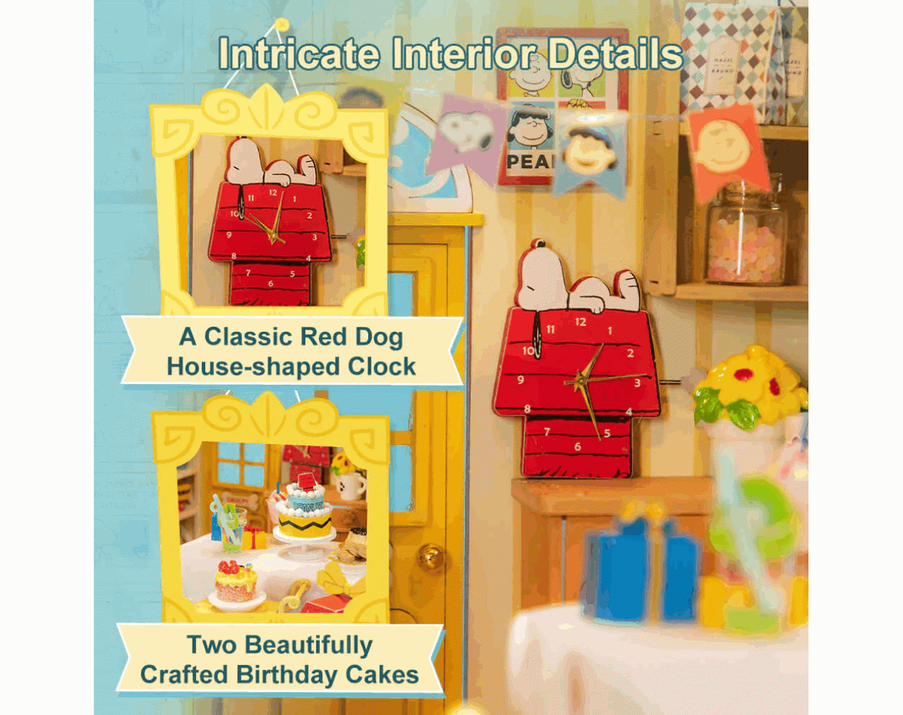 Peanuts Snoopy Birthday Party (Set de constricción) - Peanuts Puremind