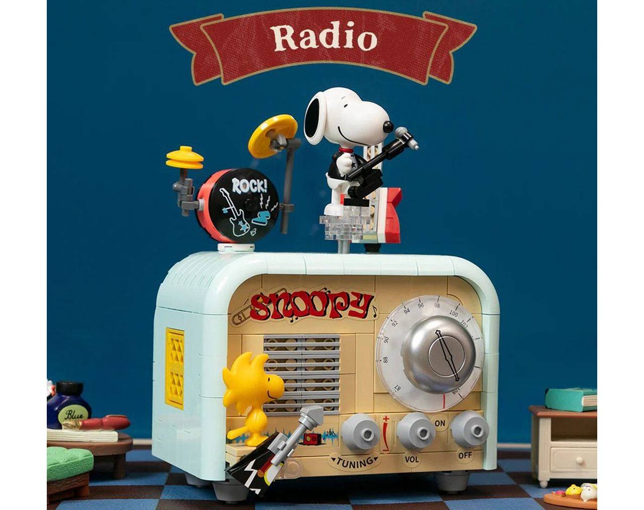 Snoopy  Radio (Set de Construcción) - Pantasy Peanuts