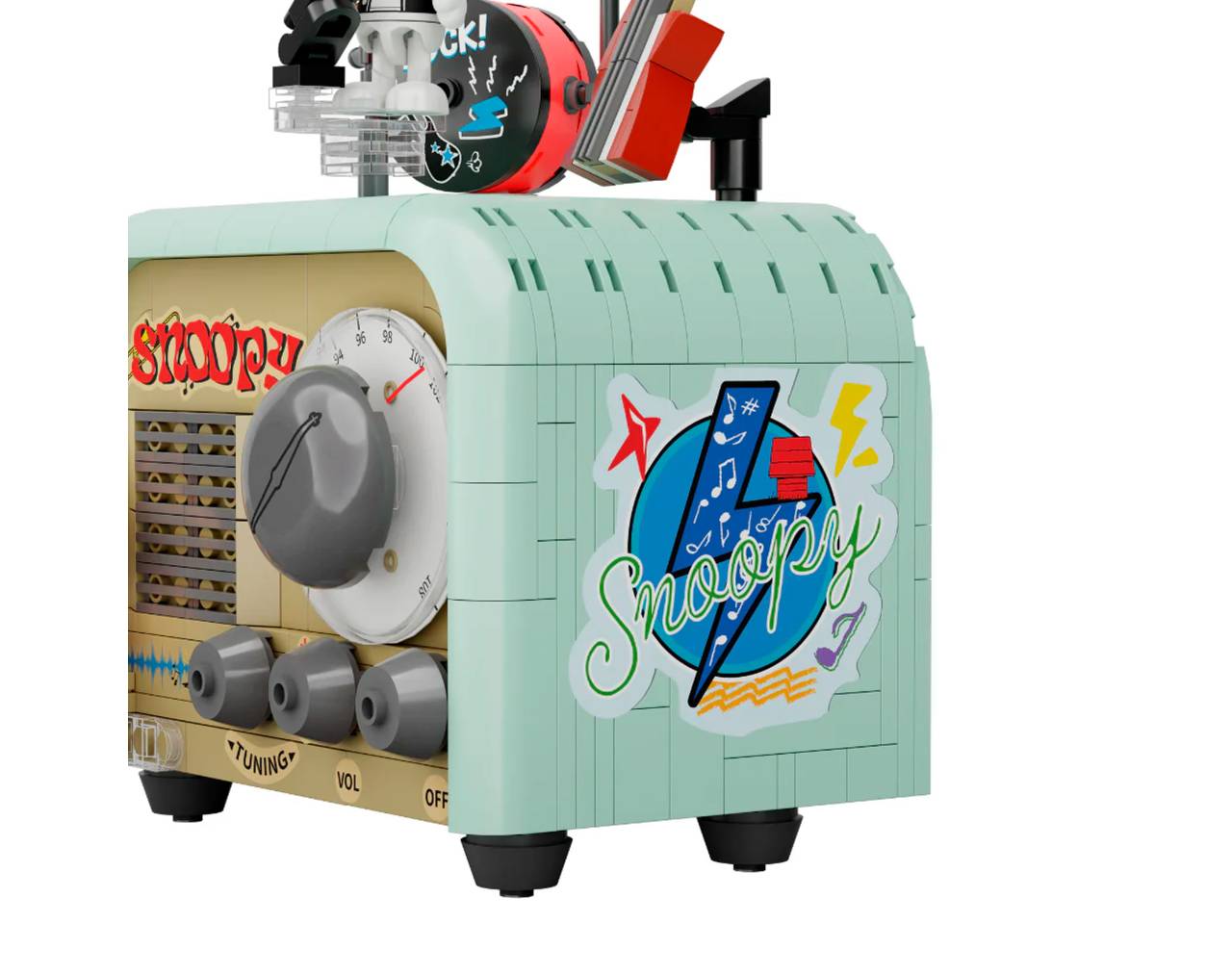 Snoopy  Radio (Set de Construcción) - Pantasy Peanuts