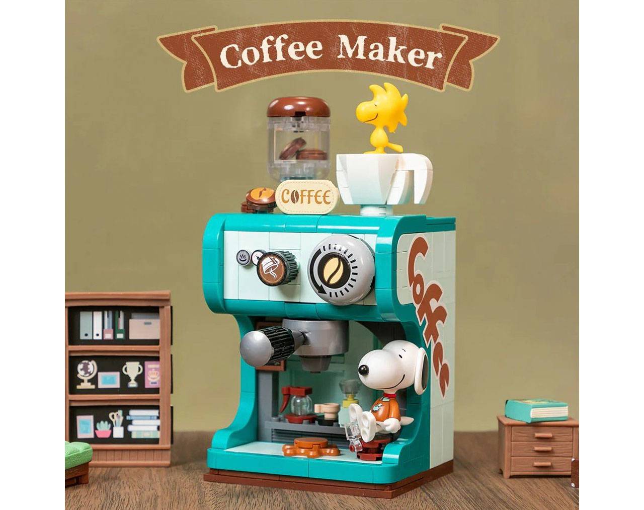 Snoopy Coffee Maker (Set de Construcción 86914) - Pantasy Peanuts