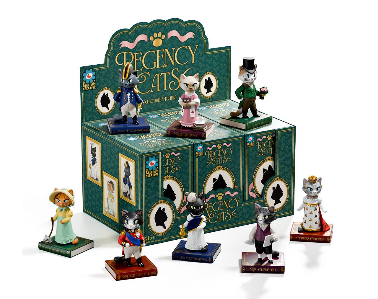 Regency Cats (Cajita sorpresa) - Kaleidos Creative Blind Box Collective Figure