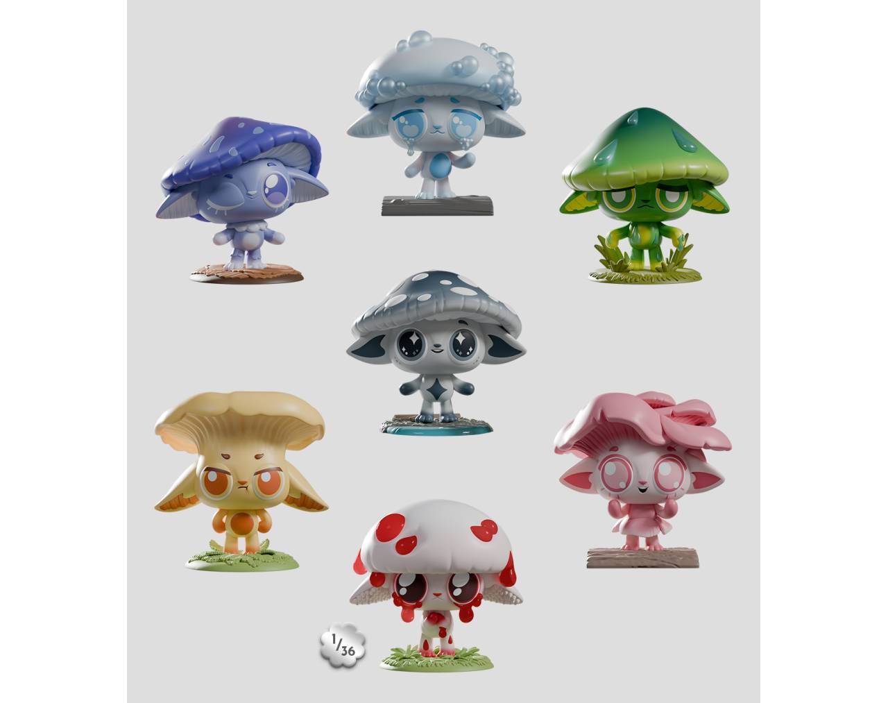 Capkins (Caja sorpresa Serie 2) - Kaleidos Creative Blind Box Collective Figure