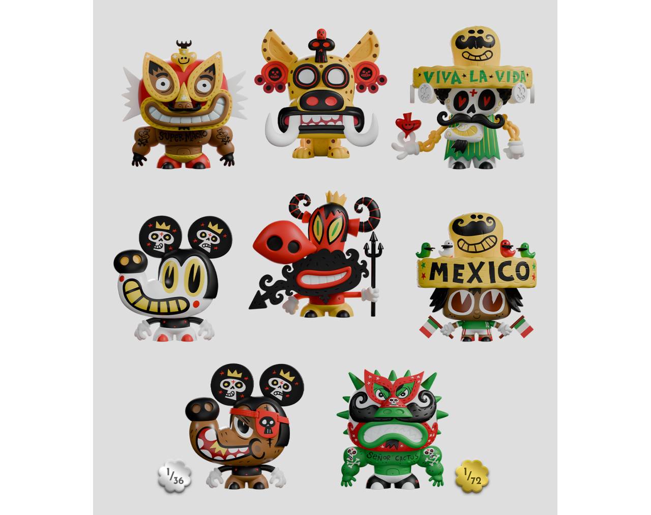 Super Machitos (Cajita sorpresa) - Kaleidos Creative Collectible Figure