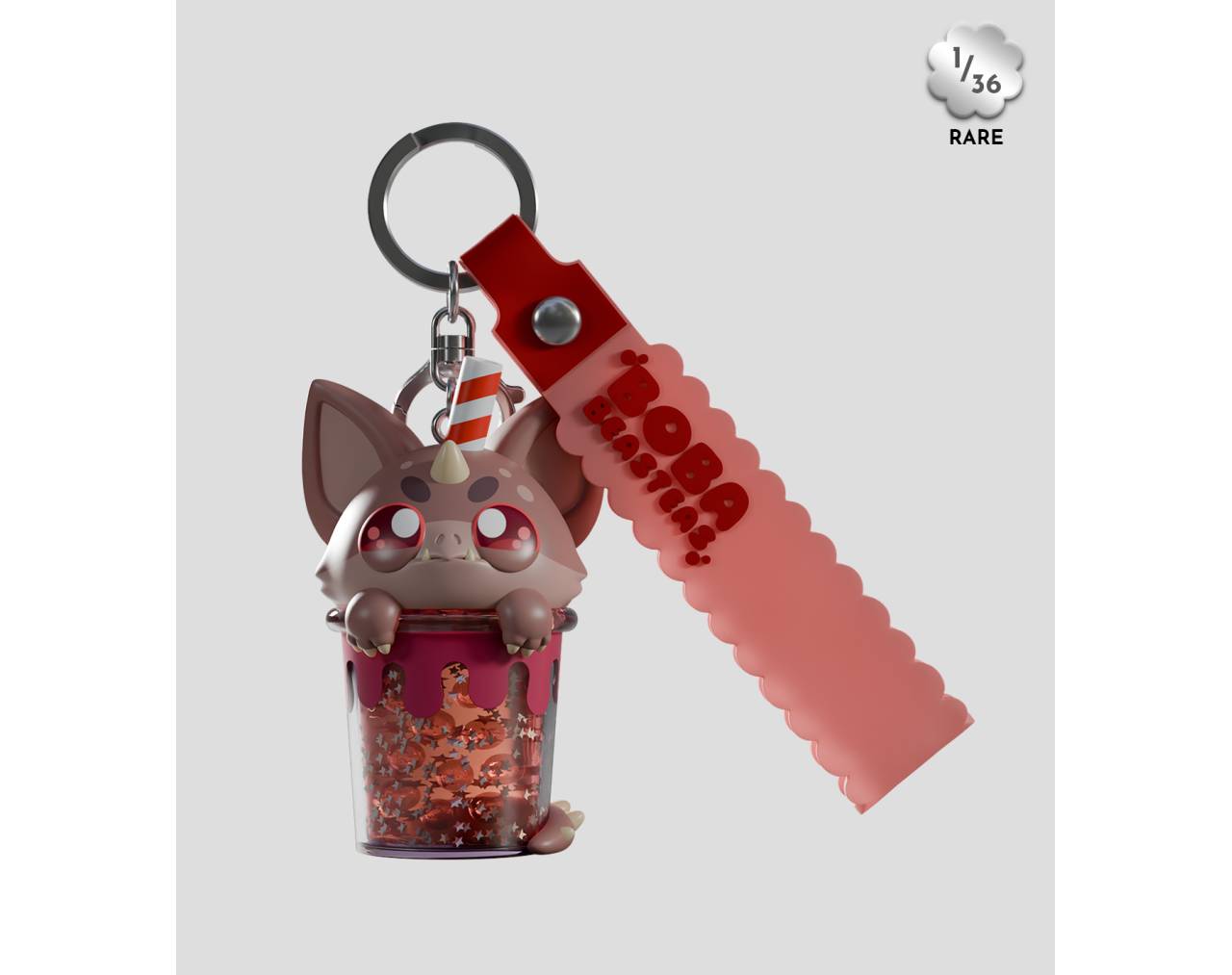 Boba Beasteas (Cajita sorpresa con llavero) - Kaleidos Creative Blind Box Collective Keychain