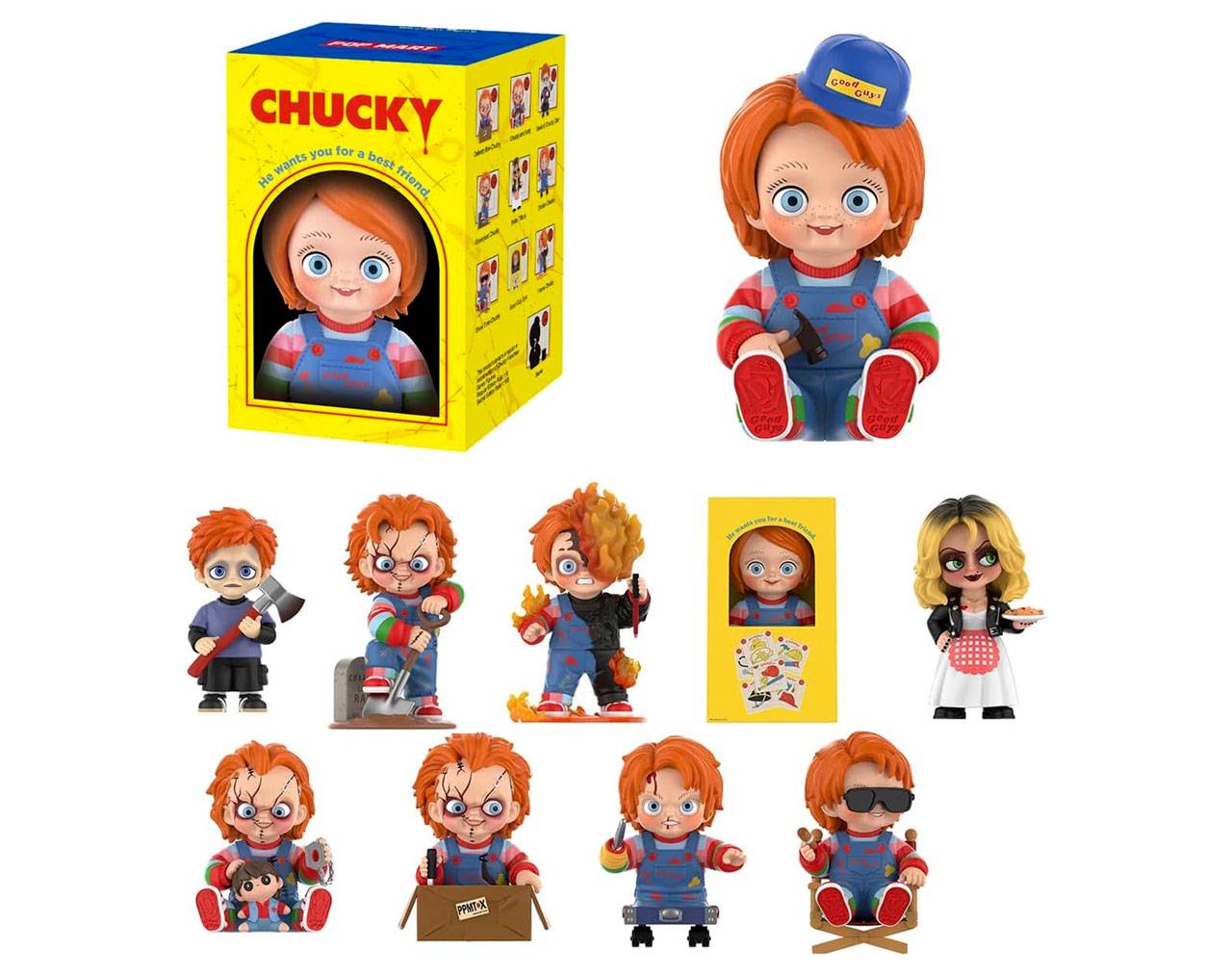 Chucky (Cajita sorpresa) Chucky POP MART Blid Box Figure
