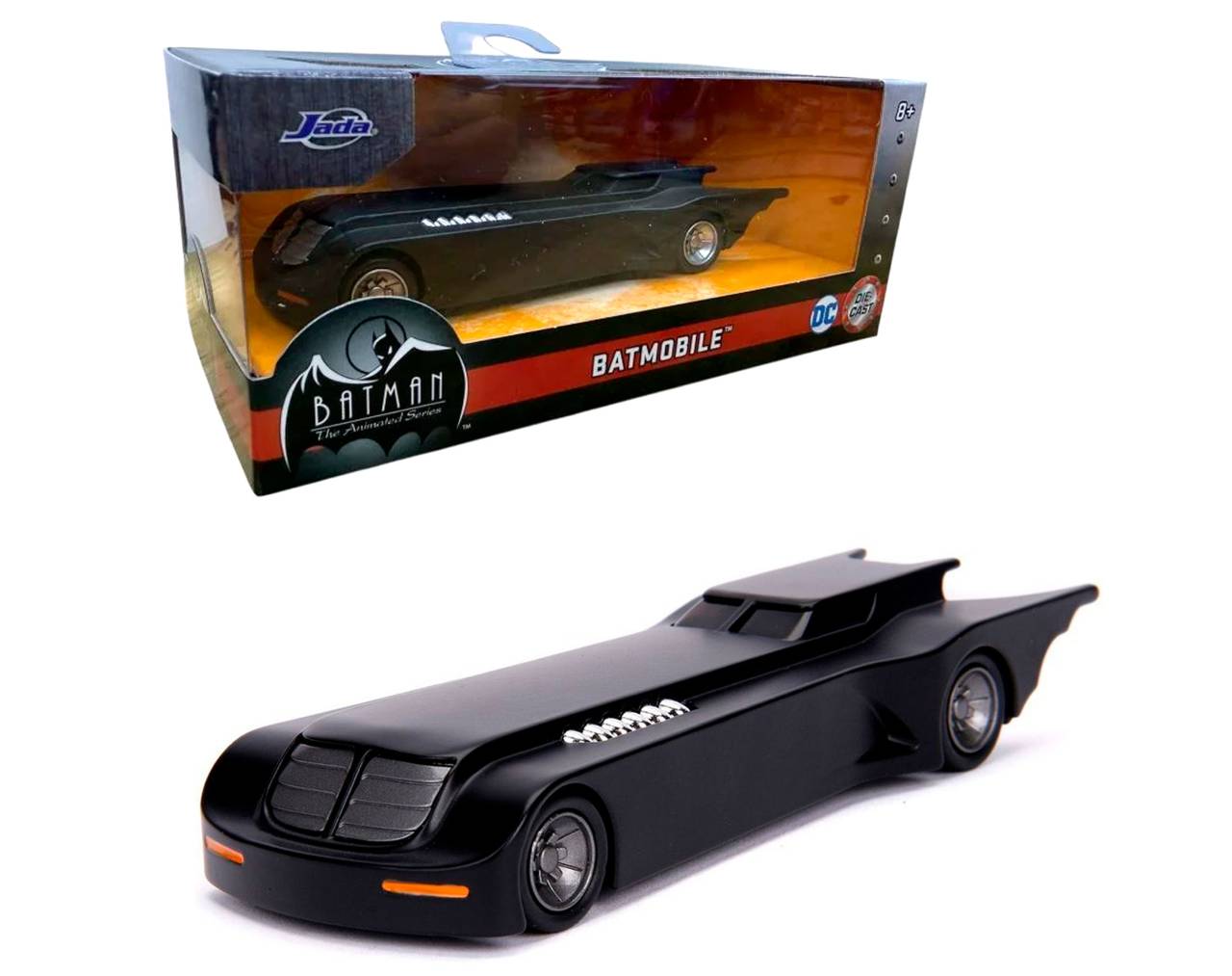 Batmobile (Animated Series) Escala 1:32 - Batman The Animated Series Jada Toys