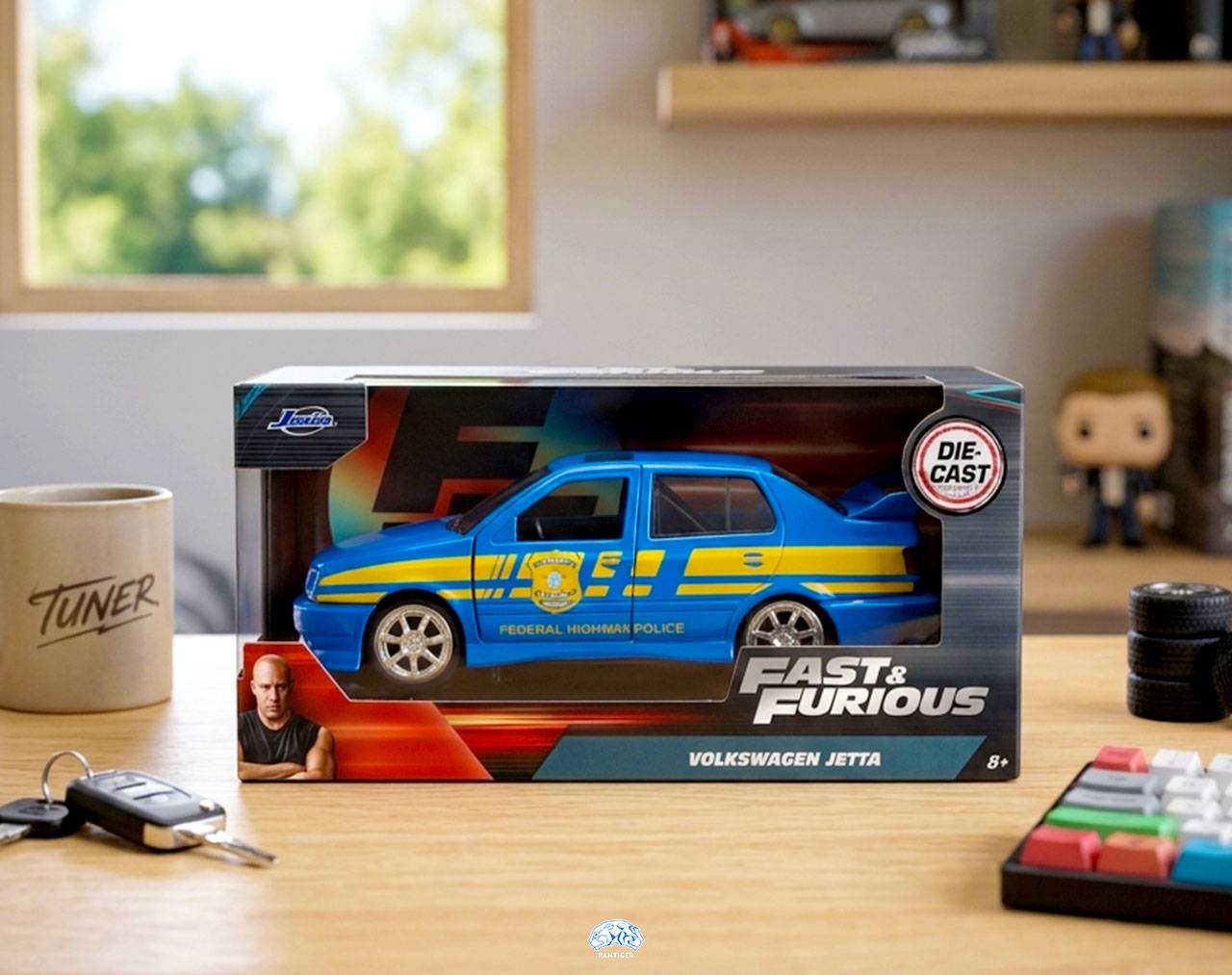Volkswagen Jetta (Police) Escala 1:32 - Fast and Furious 5 - Die-Cast Jada Toys