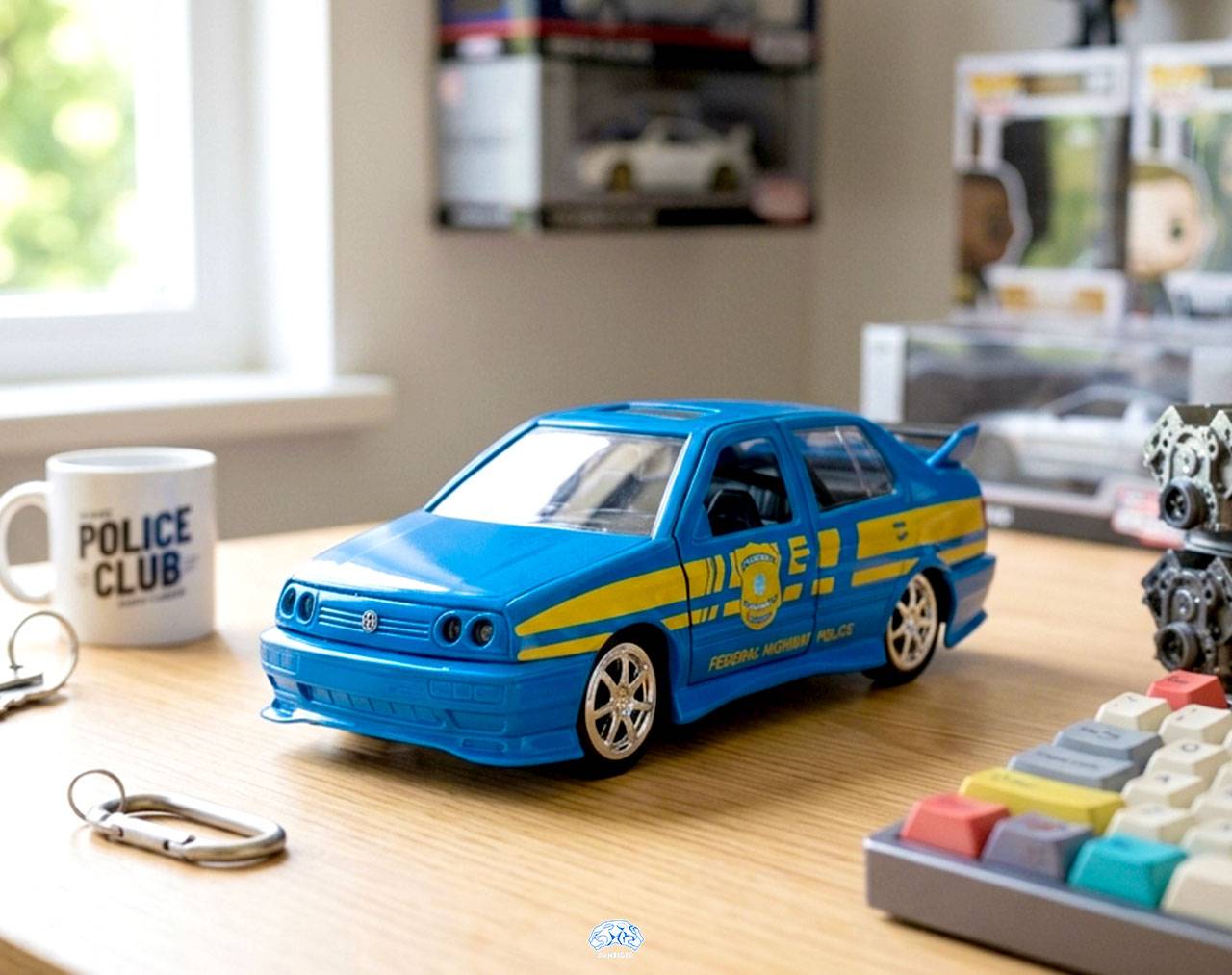 Volkswagen Jetta (Police) Escala 1:32 - Fast and Furious 5 - Die-Cast Jada Toys