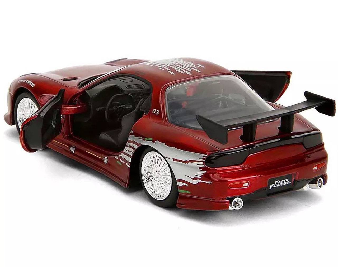 Dom's Mazda (Metallic) RX-7 Escala 1:32 - Fast and Furious - Die-Cast Jada Toys