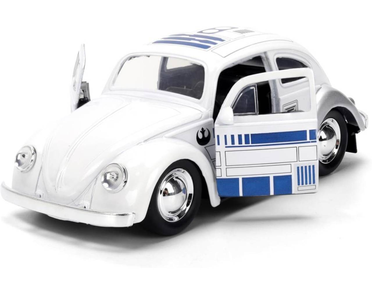 1959 Volkswagen Drag Beetle (vochito inspirado R2-D2) Escala 1:32 - Star Wars - Die-Cast Jada Toys