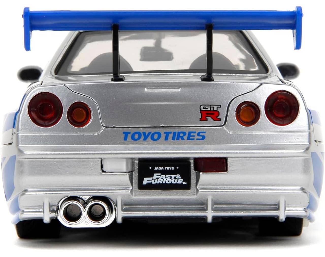 Brian's Nissan Skyline GT-R (R34) Escala 1:24 - Fast and Furious - Die-cast Jada Toys