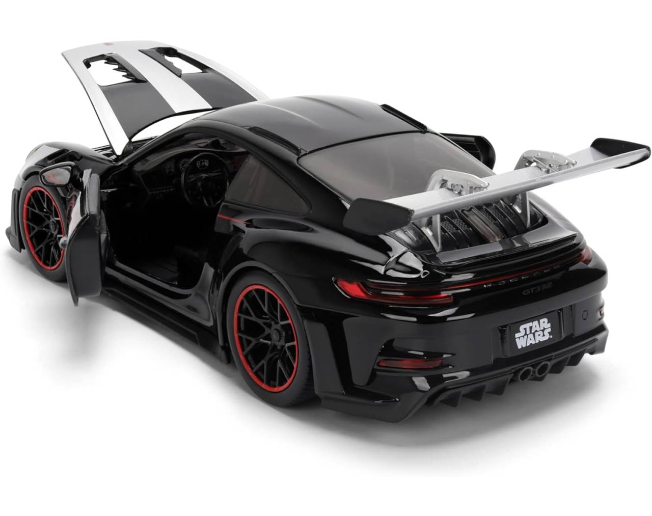 Darth Vader & Porsche 911 GT3 RS (992) Escala 1:24 - Star Wars - Die-Cast Jada Toys
