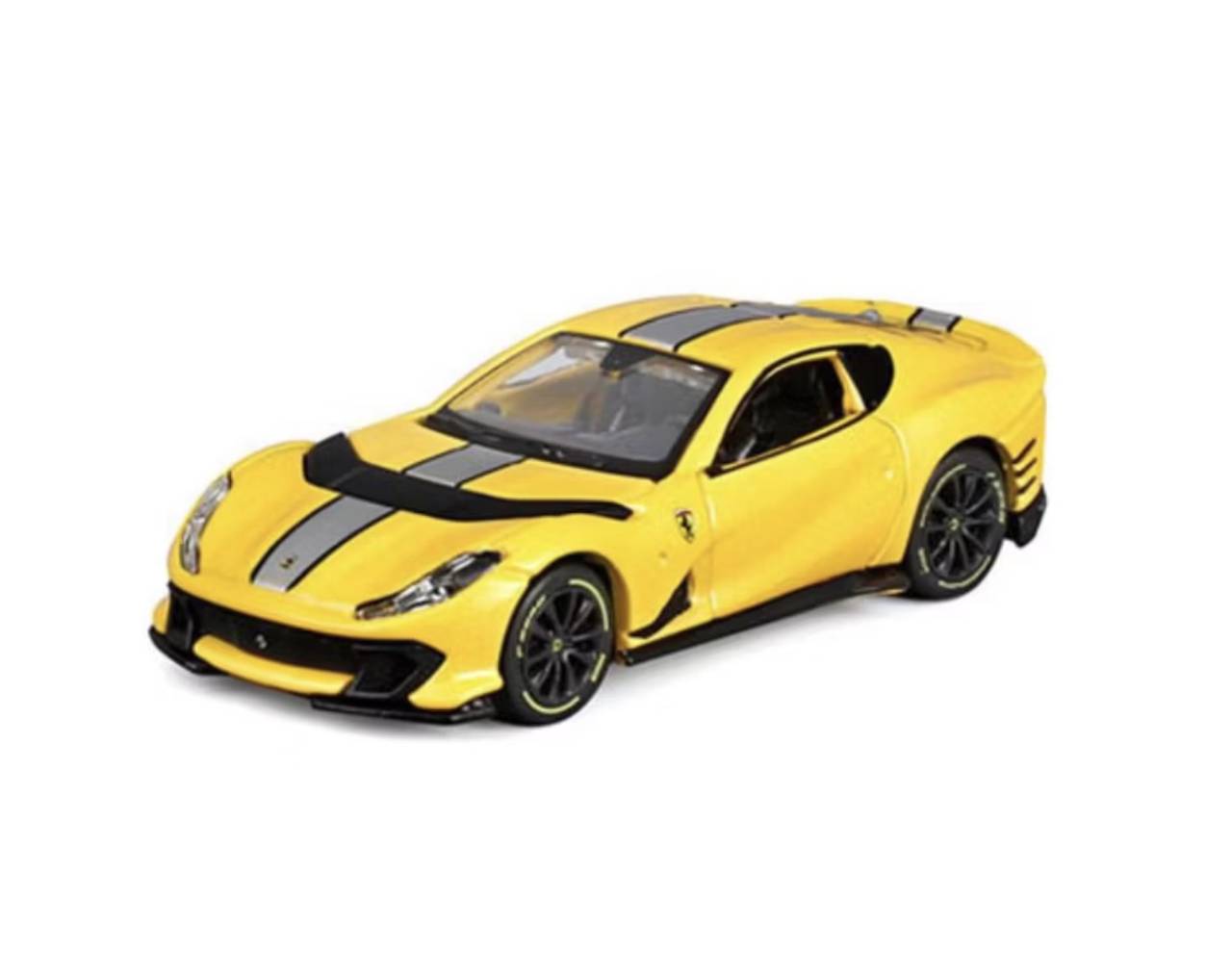 Ferrari 812 Competizione (Yellow) Escala 1:64 - Speed Icons Limited Edition - Die-Cast Maisto