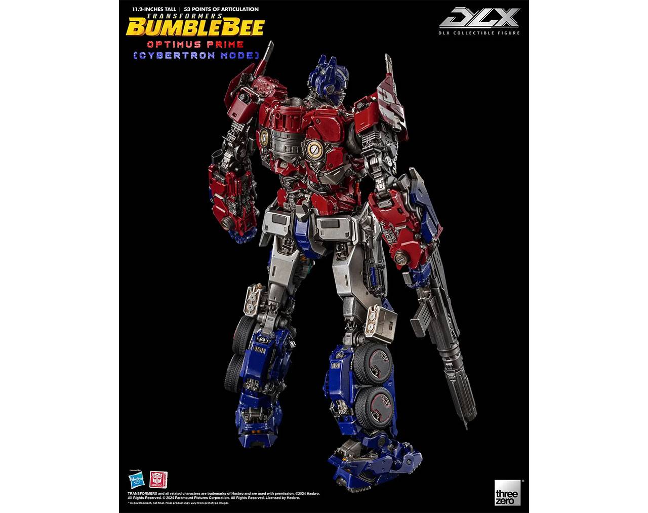 Optimus Prime Cybertron Mode - DLX Transformers Bumblebee - threezero 