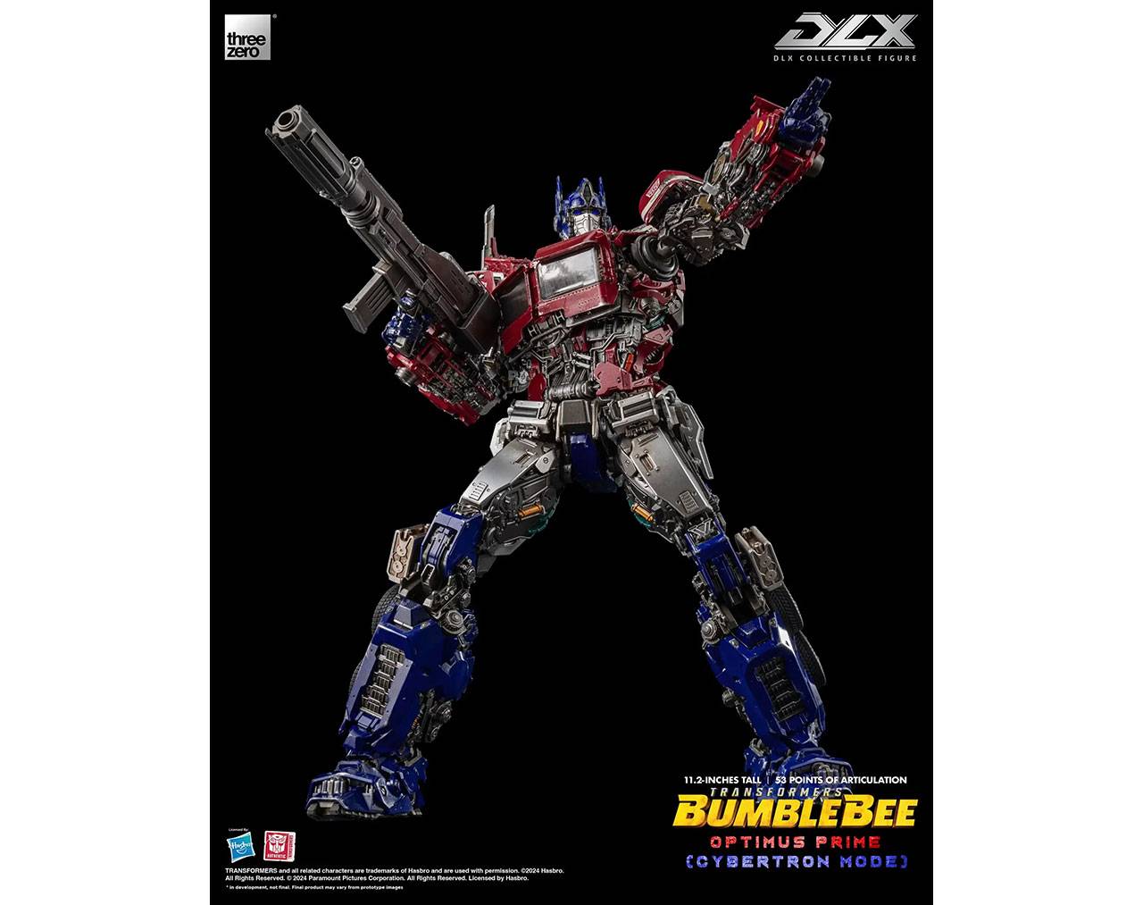 Optimus Prime Cybertron Mode - DLX Transformers Bumblebee - threezero 
