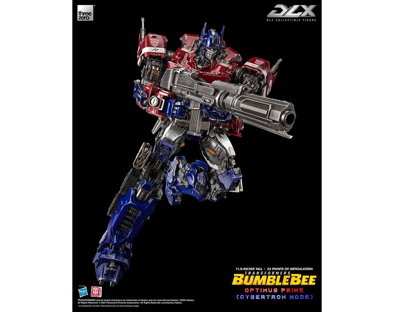 Optimus Prime Cybertron Mode - DLX Transformers Bumblebee - threezero 