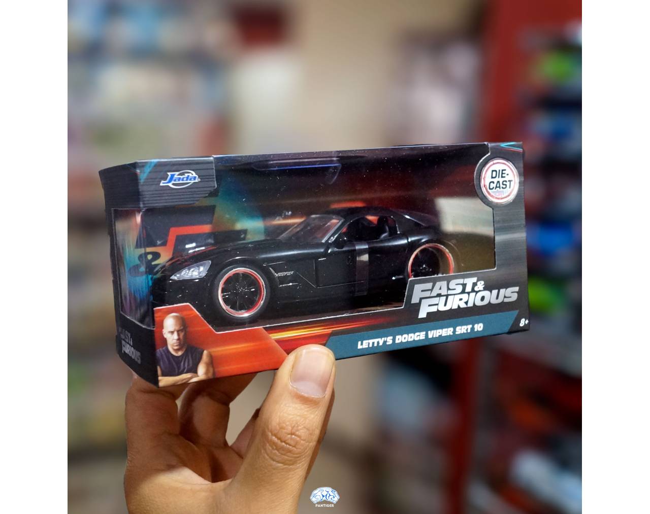 Letty´s Dodge Viper SRT 10 - Escala 1:32 - Fast and Furious - Die-Cast Jada Toys